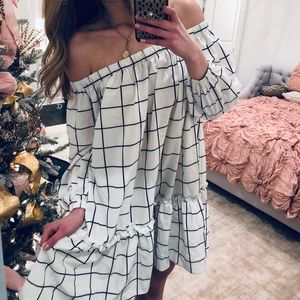 Off the shoulder dress